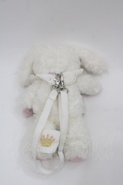 画像2: BABY,THE STARS SHINE BRIGHT / ラベンダーラメ入りリボンうさくみゃリュックミニミニ  白Ｘラベンダー I-25-11-07-096-BA-BG-SA-ZI