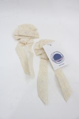 Hoshibako Works / プレゼントリボンレースクリップ  生成り I-25-11-07-100-LO-AC-SA-ZI