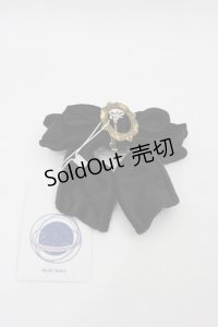 Hoshibako Works / ラッピングリボンクリップ  黒Ｘゴールド I-25-11-07-101-LO-AC-SA-ZI