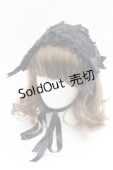 BABY,THE STARS SHINE BRIGHT / ローズレースリボンヘッドドレス  黒 I-25-11-07-104-BA-AC-SA-ZI