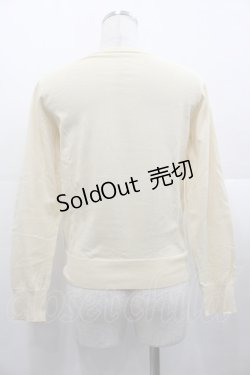 画像2: Jane Marple Dans Le Salon / ローズ刺繍ニットカーディガン  アイボリー I-25-11-07-009-JM-TO-SA-ZI