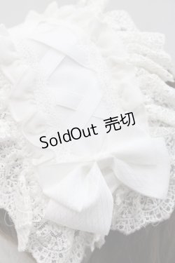 画像4: ATELIER PIERROT / 編み上げリボンヘッドドレス  白 I-25-11-07-106-EL-AC-SA-ZI