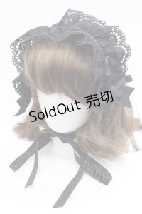 BABY,THE STARS SHINE BRIGHT / Fallin' Ribbonヘッドドレス  黒 I-25-11-07-107-BA-AC-SA-ZI