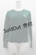 Jane Marple / Keyモチーフのカーディガン  グリーン I-25-11-07-010-JM-TO-SA-ZI