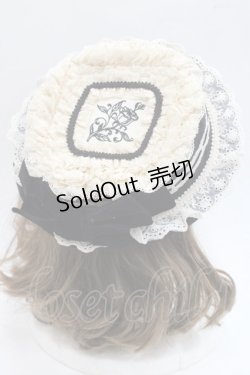 画像3: Hoshibako Works / 西洋人形魔法レースフリルハット  黒Ｘアイボリー I-25-11-07-111-LO-AC-SA-ZI