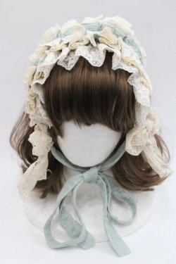 画像2: Hoshibako Works / リボンフローラヘッドドレス  ミント I-25-11-07-114-LO-AC-SA-ZI