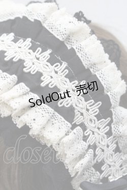 画像4: Hoshibako Works / リリアンヌ姉妹カチューシャ  黒Ｘ生成り I-25-11-07-115-LO-AC-SA-ZI