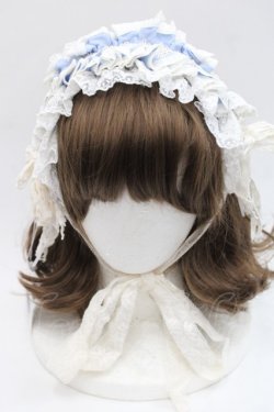 画像2: Hoshibako Works / リリアンヌ姉妹カチューシャ  サックスＸアイボリー I-25-11-07-116-LO-AC-SA-ZI