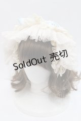 Hoshibako Works / リボンミルフィーユカチューシャ  アイボリーＸサックス I-25-11-07-117-LO-AC-SA-ZI