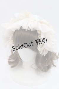 Hoshibako Works / リボンミルフィーユカチューシャ  アイボリーＸサックス I-25-11-07-117-LO-AC-SA-ZI