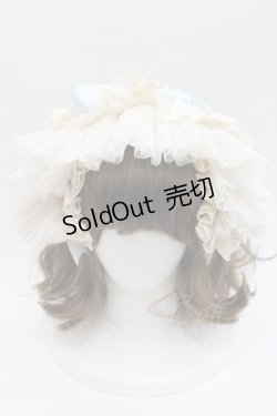 画像2: Hoshibako Works / リボンミルフィーユカチューシャ  アイボリーＸサックス I-25-11-07-117-LO-AC-SA-ZI