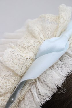 画像4: Hoshibako Works / リボンミルフィーユカチューシャ  アイボリーＸサックス I-25-11-07-117-LO-AC-SA-ZI