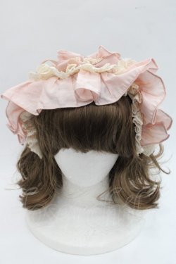 画像2: Hoshibako Works / フリルリボンカチューシャ  ピンクＸアイボリー I-25-11-07-119-LO-AC-SA-ZI