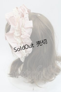 画像3: Hoshibako Works / フリルリボンカチューシャ  ピンクＸアイボリー I-25-11-07-119-LO-AC-SA-ZI