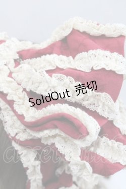 画像4: Hoshibako Works / お人形風シャンティクリームリボンカチューシャ  ボルドー I-25-11-07-120-LO-AC-SA-ZI