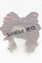 Hoshibako Works / お人形風シャンティクリームリボンカチューシャ  レッドブラック I-25-11-07-121-LO-AC-SA-ZI