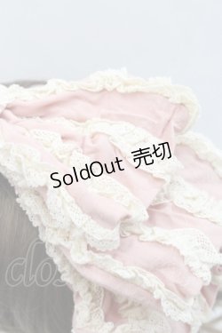 画像4: Hoshibako Works / お人形風シャンティクリームリボンカチューシャ  ピンク I-25-11-07-123-LO-AC-SA-ZI