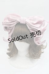 Hoshibako Works / お人形風ラッピングリボンカチューシャ  ピンク I-25-11-07-124-LO-AC-SA-ZI