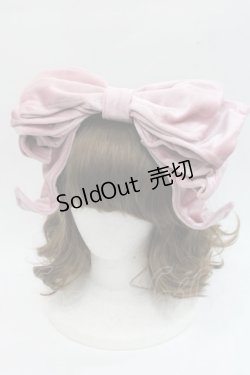 画像1: Hoshibako Works / お人形風ラッピングリボンカチューシャ  ピンク I-25-11-07-124-LO-AC-SA-ZI