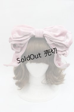 画像2: Hoshibako Works / お人形風ラッピングリボンカチューシャ  ピンク I-25-11-07-124-LO-AC-SA-ZI