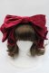 画像2: Hoshibako Works / お人形風ラッピングリボンカチューシャ  ボルドー I-25-11-07-125-LO-AC-SA-ZI (2)