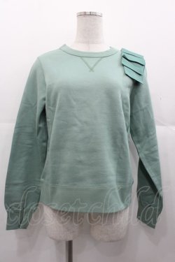 画像1: Jane Marple Dans Le Salon / 肩リボントレーナー  グリーン I-25-11-07-017-JM-TO-SA-ZI