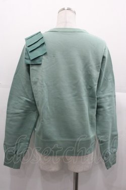 画像2: Jane Marple Dans Le Salon / 肩リボントレーナー  グリーン I-25-11-07-017-JM-TO-SA-ZI