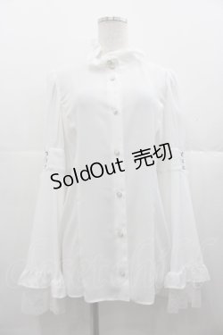 画像1: MIHO MATSUDA / ブラウス・フィルモ L 白 I-25-11-07-023-GO-BL-SA-ZI