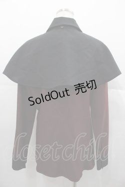 画像2: MIHO MATSUDA / ブラウス・アクラ  ボルドーＸ黒 I-25-11-07-025-GO-BL-SA-ZI