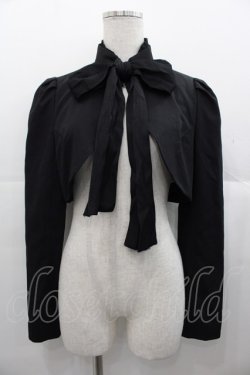 画像1: Sheglit / "Earl Grey"クラシカルボレロ  黒 I-25-11-07-027-EL-JA-SA-ZI