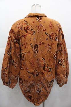 画像2: NATURE TRAIL / あらいぐまプリントシャツ  ブラウン I-25-11-07-031-LO-BL-SA-ZI