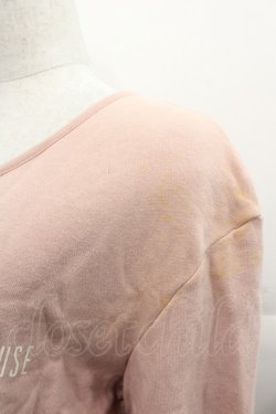 画像3: PINK HOUSE / オーバーオールくまさん刺繍ゼッケンカーディガン L ピンク I-25-11-07-034-LO-TO-SA-ZI