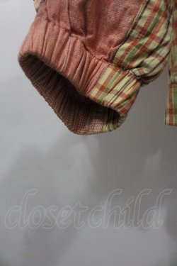 画像4: NATURE TRAIL / チェックパッチワークフードブルゾン  ピンク I-25-11-07-036-LO-TO-SA-ZI