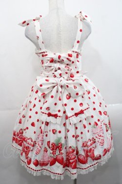 画像2: Angelic Pretty / Milky Berryジャンパースカート  白 I-25-11-12-027-AP-OP-SA-ZI