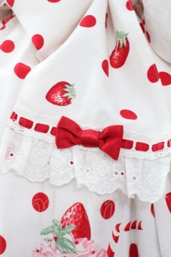 画像7: Angelic Pretty / Milky Berryジャンパースカート  白 I-25-11-12-027-AP-OP-SA-ZI