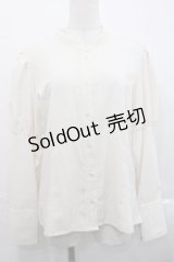 Kurumi Collaboration / KRデシンジゴスリブラウス LL アイボリー I-25-11-12-005-LO-BL-SA-ZI