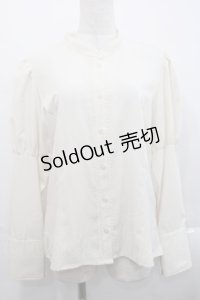 Kurumi Collaboration / KRデシンジゴスリブラウス LL アイボリー I-25-11-12-005-LO-BL-SA-ZI