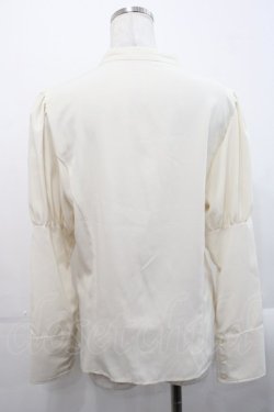 画像2: Kurumi Collaboration / KRデシンジゴスリブラウス LL アイボリー I-25-11-12-005-LO-BL-SA-ZI