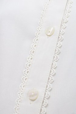 画像3: Kurumi Collaboration / KRデシンジゴスリブラウス LL アイボリー I-25-11-12-005-LO-BL-SA-ZI