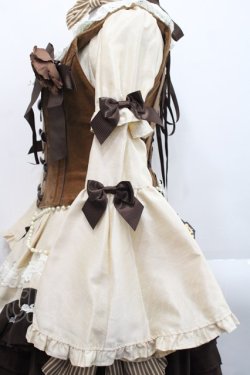 画像4: ALICE and the PIRATES / Milky Rail Train ネルラドレスセット  ブラウン I-25-11-12-032-PA-OP-SA-ZI