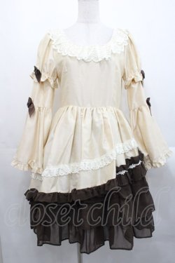 画像8: ALICE and the PIRATES / Milky Rail Train ネルラドレスセット  ブラウン I-25-11-12-032-PA-OP-SA-ZI