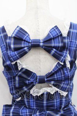 画像3: ALICE and the PIRATES / A/Pタータンチェック柄ジャンパースカート  青 I-25-11-12-034-PA-OP-SA-ZI