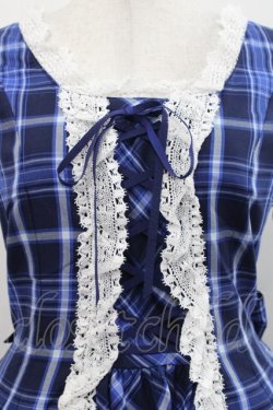 画像4: ALICE and the PIRATES / A/Pタータンチェック柄ジャンパースカート  青 I-25-11-12-034-PA-OP-SA-ZI