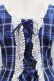画像4: ALICE and the PIRATES / A/Pタータンチェック柄ジャンパースカート  青 I-25-11-12-034-PA-OP-SA-ZI (4)