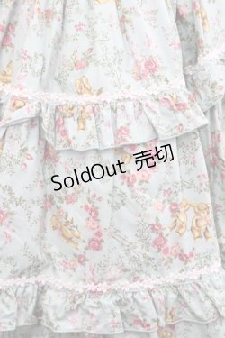 画像4: metamorphose / ガーデニングくまちゃんティアードジャンパースカート 1 グリーン I-25-11-12-041-ME-OP-SA-ZI