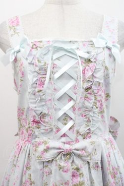 画像3: metamorphose / シャーロット ロングティアードジャンパースカート 1 サックス I-25-11-12-042-ME-OP-SA-ZI