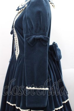 画像3: metamorphose / 別珍三段フリルワンピース  グリーン I-25-11-12-044-ME-OP-SA-ZI