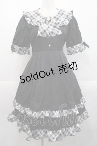 Amavel / Country Waitress ワンピース  黒 I-25-11-12-045-CA-OP-SA-ZI