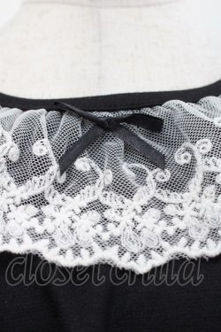 画像3: m petit by misako / AOKエリツキギャザーワンピース M 中黒 I-25-11-12-046-LO-OP-SA-ZI