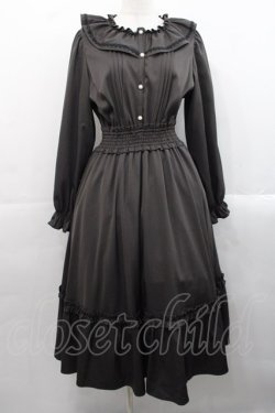 画像1: m petit by misako / ワンピース L ブラウン I-25-11-12-048-LO-OP-SA-ZI